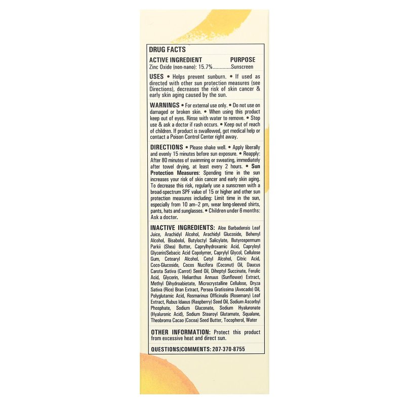 Mad Hippie Hydrating Facial SPF 25+, Zinc Oxide Sunscreen, Reef-Safe Face Cream, Fragrance-Free, 2 Oz
