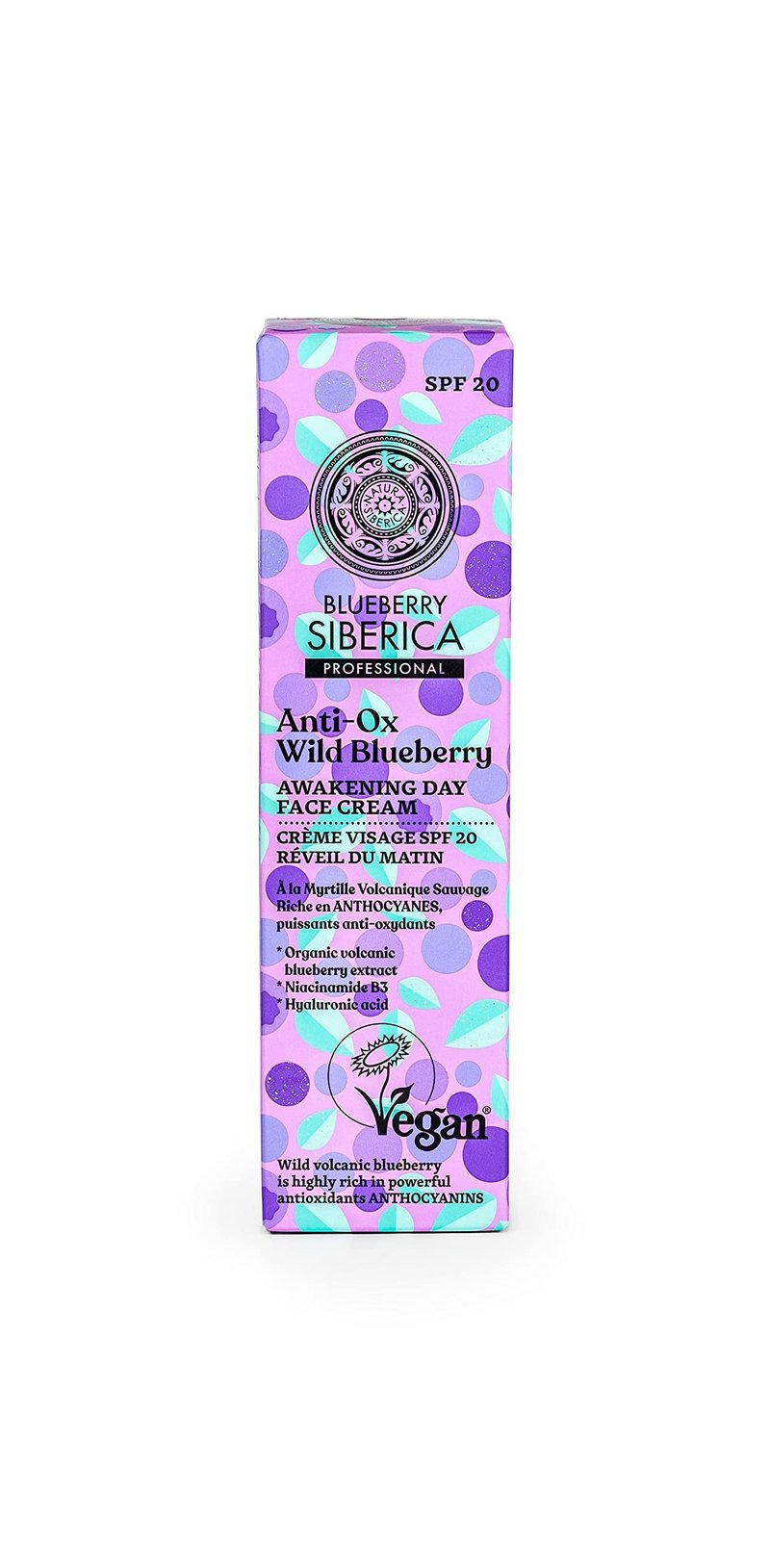 Natura Siberica Natural Anti-OX Wild Blueberry Day Face Cream SPF 1.69 fl oz