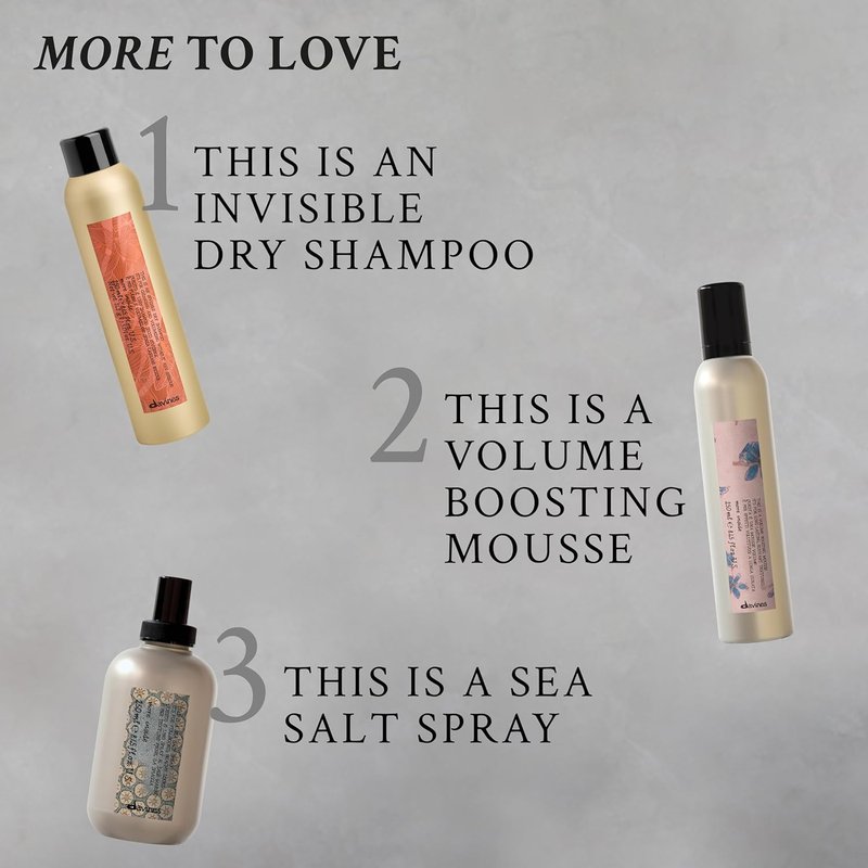 Davines Dry Wax Finishing Spray - Strong Hold Texture & Satin-Matte Finish | 6.76 Fl Oz