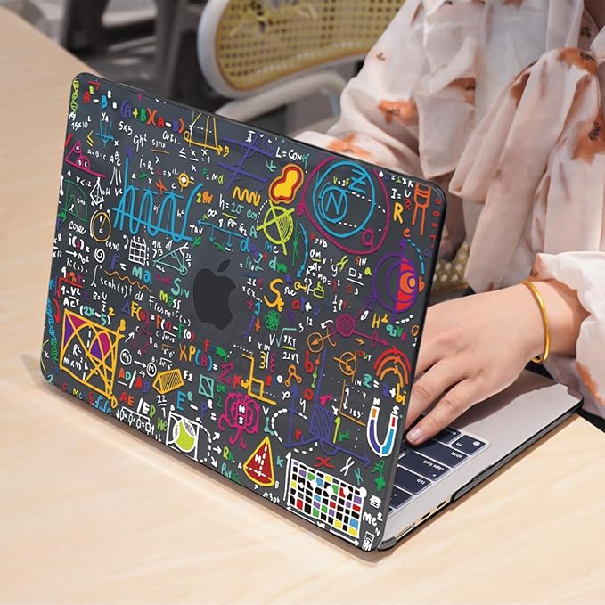 LCMOCICO for MacBook Air 13 Inch Case 2026 2025 2024 2023 2022 Release M5 A3449 M4 A3240 M3 A3113 M2 A2681, Scratch Resistant Plastic Hard Shell Case for MacBook Air 13.6 M5, Abundant Formula1
