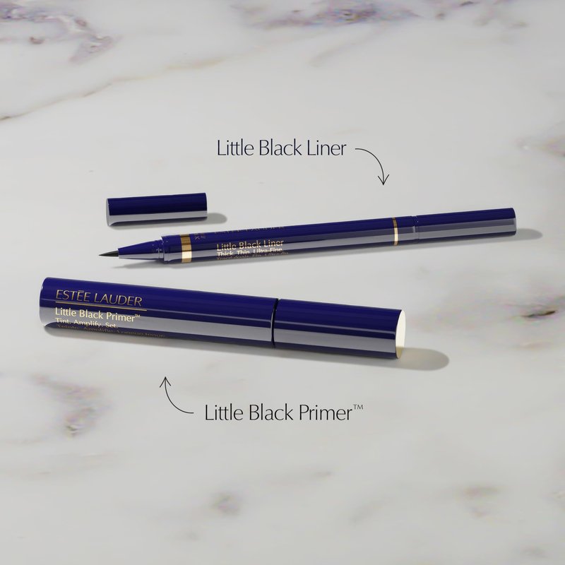 Estée Lauder Little Black Primer™ Tint. Amplify. Set. | Long-Lasting Black Eyelash Primer, 0.2 Fl Oz