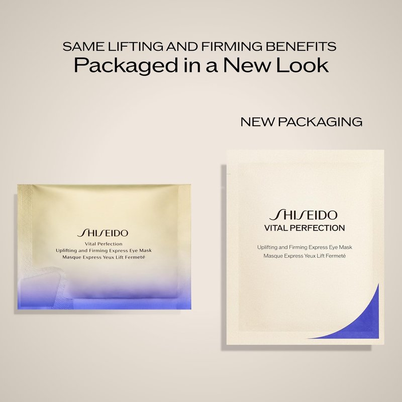 Shiseido Vital Perfection Uplifting and Firming Express Eye Mask - Pure Retinol Under-Eye Mask That Visibly Lifts & Firms - Targets Dark Circles & Under-Eye Bags