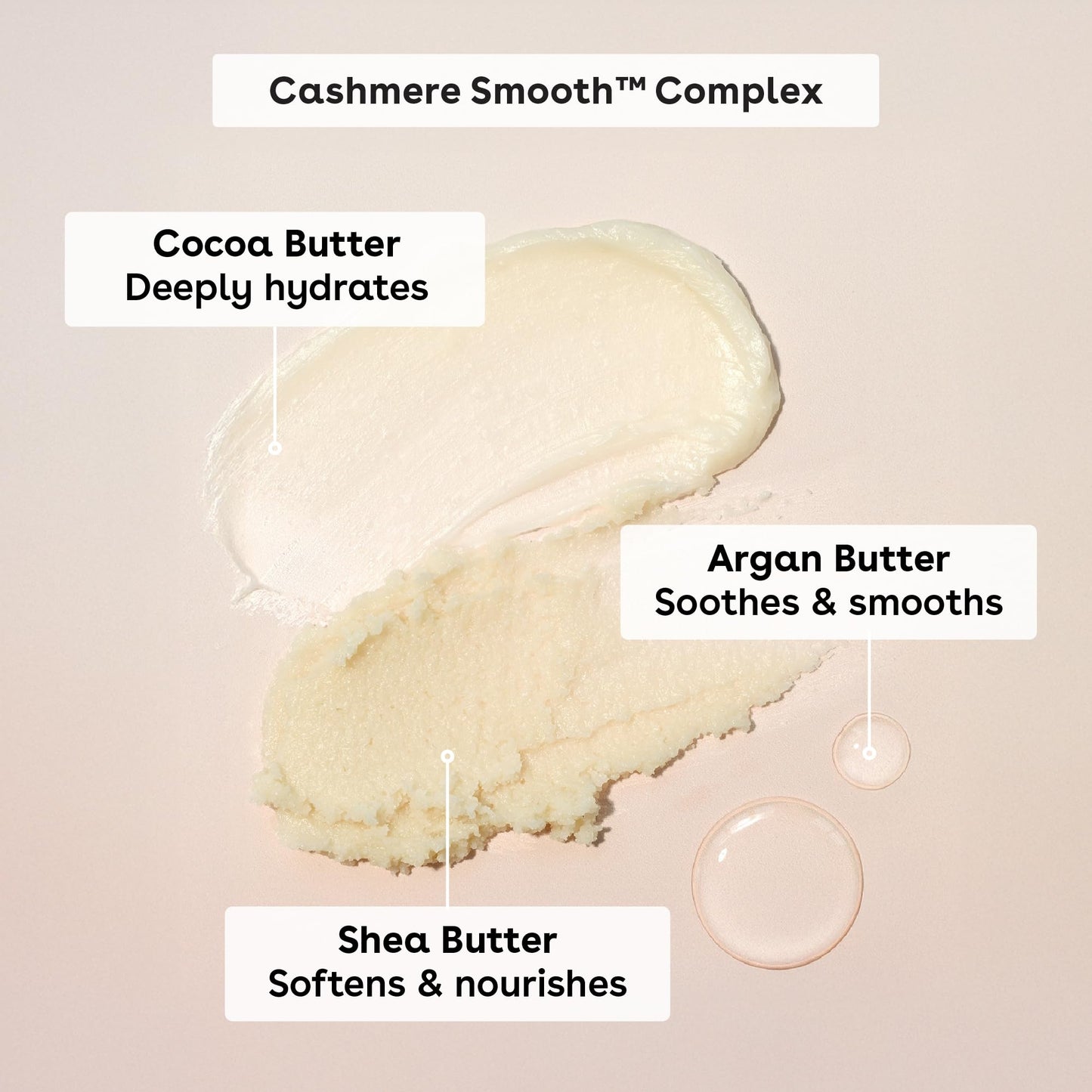 eos Vanilla Cashmere Skin Collection 3-Step Bundle - Pre-Shave Scrub, Butter, Post-Shave Body Cream