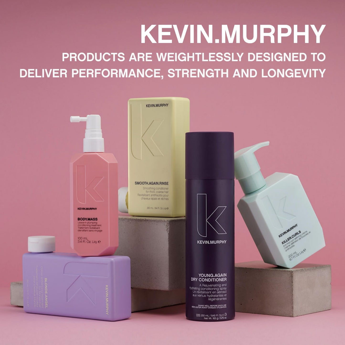 KEVIN.MURPHY SESSION.SPRAY - Strong Hold Finishing Hair Spray - For All Hair Types - Long Lasting Hold - Humidity Resistant Hair Care - 100 mL / 3.4 fl oz