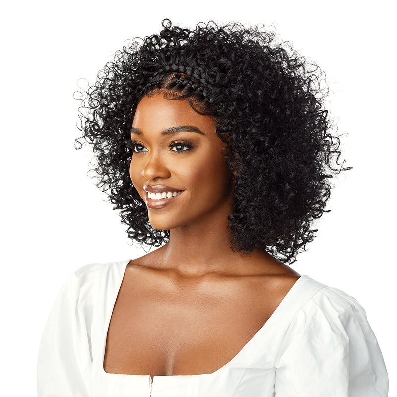 Outre Pre-Styled Synthetic HD 13X2 Lace Frontal Wig - Halo Stitch Braid 14" (DRCHILAT)
