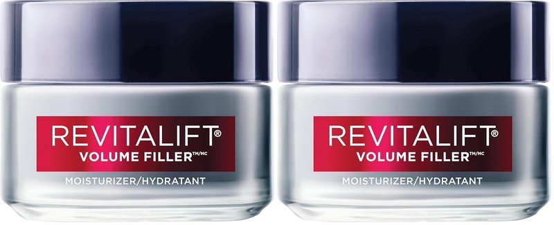 L’Oreal Paris RevitaLift Volume Filler Facial Moisturizer - Daily Hydration, 1.7 Oz (Pack of 2)