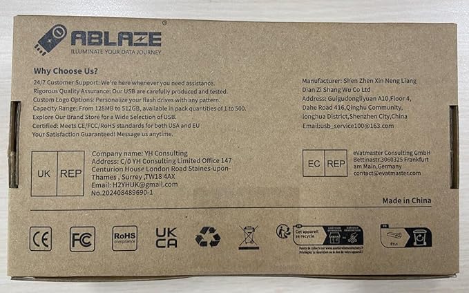 ABLAZE 128MB USB Flash Drive 100 Pack, USB 2.0 Thumb Drives with Lanyards Bulk Memory Sticks Pendrives 100PCS (Black)
