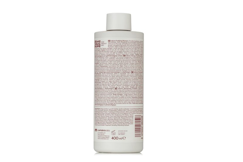 Cantabria Labs IRALTONE Fortifying Shampoo Stimulates and Strenghthens 400ml