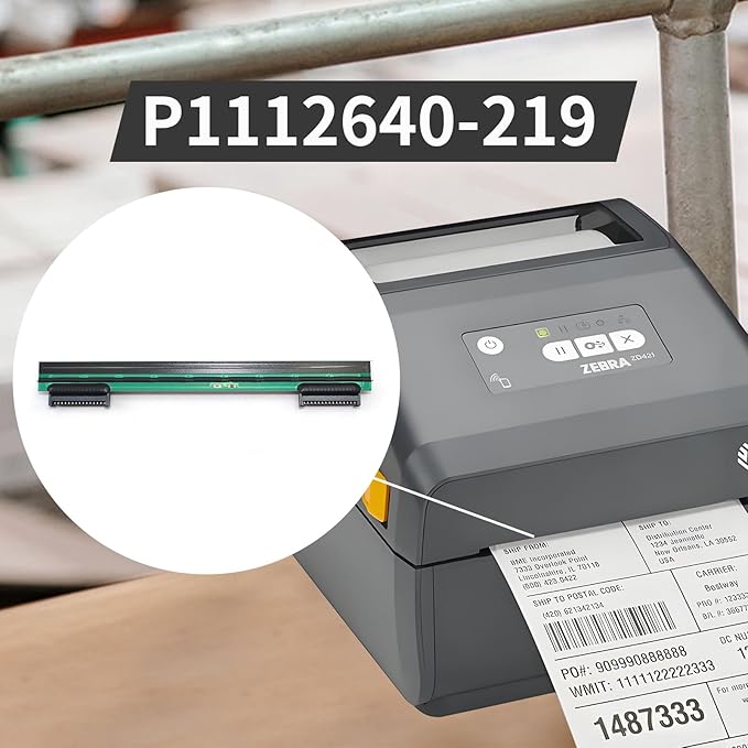 P1112640-219 New Printhead for Zebra ZD421 ZD421d ZD421t Thermal Mobile Label Printer 300dpi Genuine P1112640-020