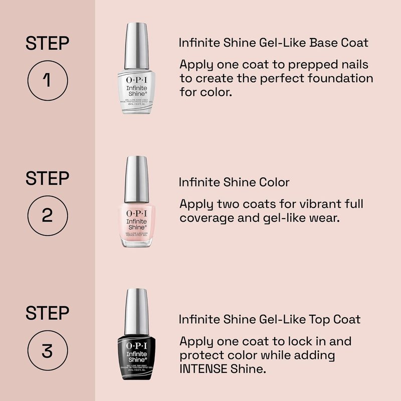 OPI Infinite Shine Nail Polish - Full of Glambition Dark Red Crème | Vegan, Long-Lasting, Streak-Free