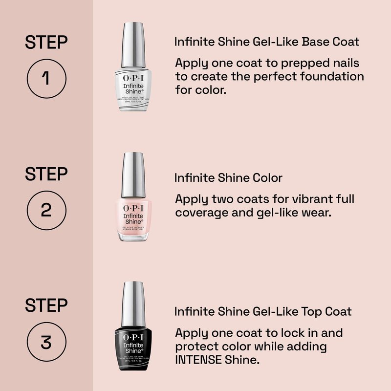 OPI Infinite Shine Strawberry Slay | Opaque Soft Pink Long Wear Gel Like Crème Nail Polish | Make 'Em Jelly! Collection | Summer 2025