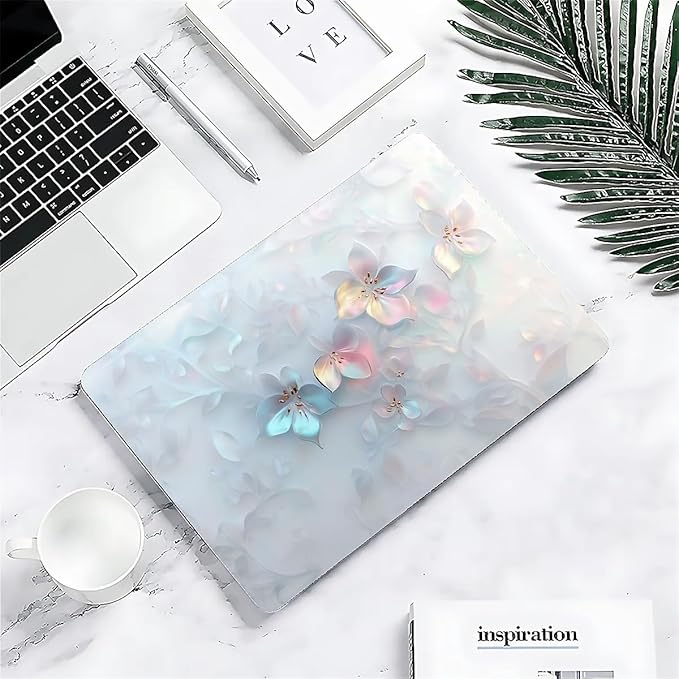 COTAIL Compatible with MacBook Air 13.3 13.6 Inch Case 2022 2021 2020 2019 Plastic Hard Shell Case Cover,13.3 Pro(A1706/A1708/A1989/A2159/A2289/A2338), Floral