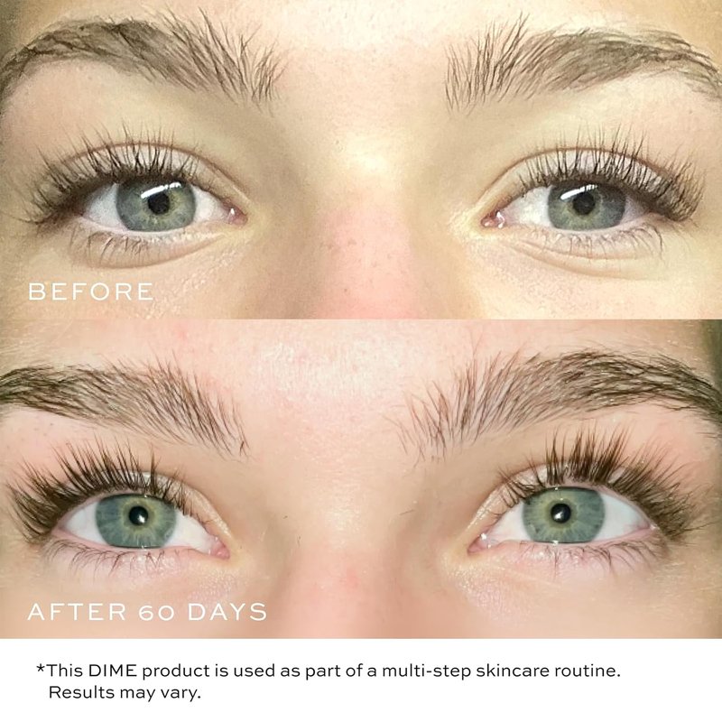 DIME Beauty Eyelash Boost Serum - Enhance Growth for Longer, Thicker Lashes | 0.20 oz / 6 ml