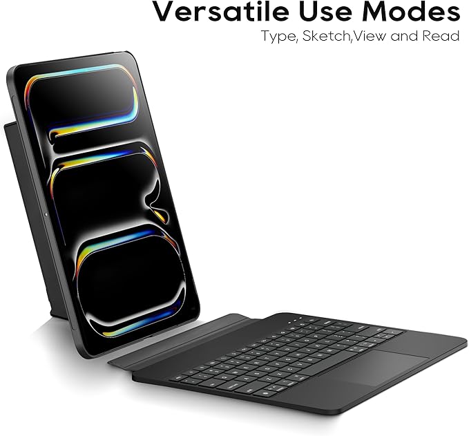 edaiser Detachable Keyboard Case for iPad Pro 13 inch (M4 2024) & (M5 2025)