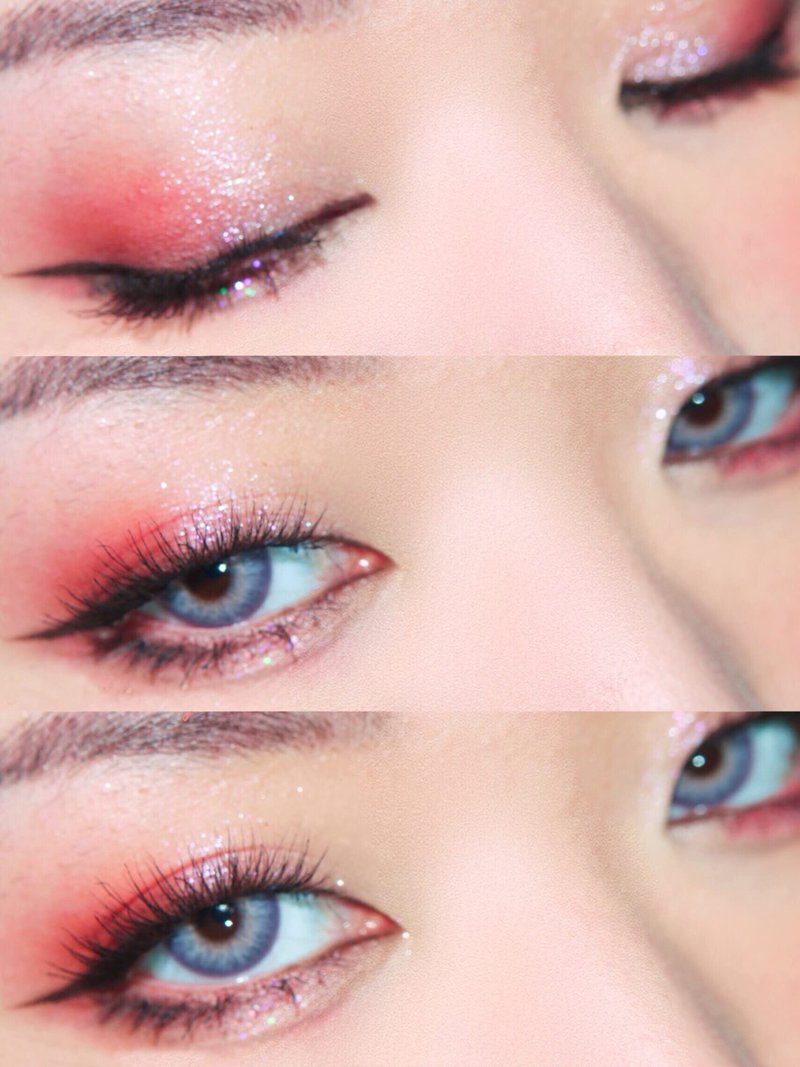 ONLYBETTER Pink Eyeshadow Palette with Glitter Shimmer Makeup