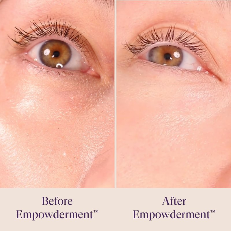 Fièra Empowderment™ Finishing Powder, Talc-Free Blurring & Soft-Matte Setting Powder for Mature Skin, Pore & Fine-Line Smoothing, Lightweight Instant Retouching Formula, Light Shade, 0.2 OZ