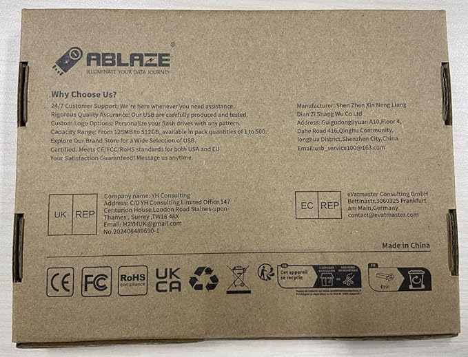 ABLAZE 1GB Flash Drive 10 Pack, USB 2.0 Memory Stick with Lanyards Swivel Thumb Drives Bulk Pendrive U Disk for Data Storage (Mixcolors)