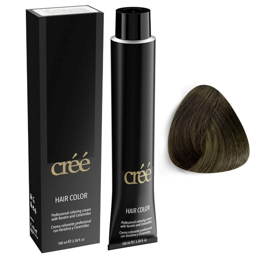 Cree Professional 7.17 - Mat Blond Permanent Hair Color - Long Lasting, Rich Vibrant - Gray Coverage 100ml - 3.4 fl.oz.