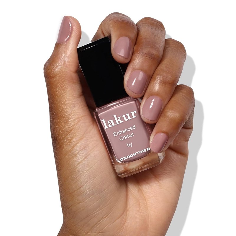 LONDONTOWN Lakur Nail Polish - Long-Lasting Nude & Brown Shades | 21+ Free Non-Toxic Vegan Formula, 0.4 Fl Oz