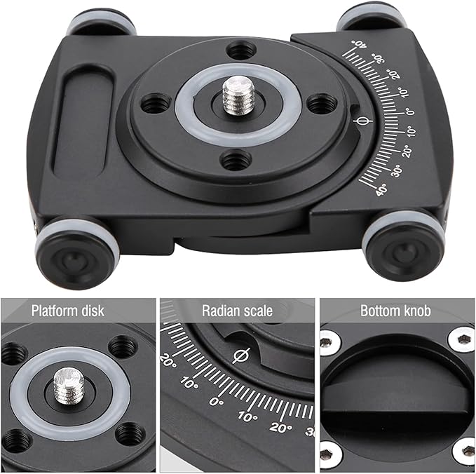 Holigie Camera Slider, Phone Slider, FY-01 Table Top Slider Car Roller Video Rail Track for DSLR Filming, Portable Aluminum Alloy Camera Slider for Tripod