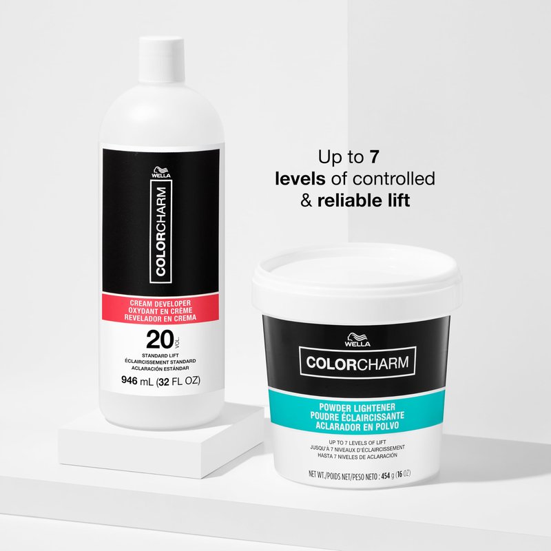 COLORCHARM Cream Hair Color Developer | 30 Volume | For Optimal Gray Blending and Rich Multi-Dimensional End Results | 3.7 Fl Oz