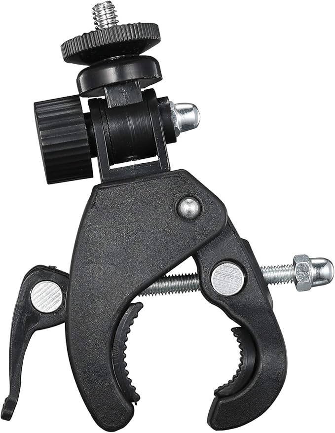 SUPON Camera Super Clamp with 1/4"- 20 Threaded Head Compatible for LCD Monitor,DSLR Cameras,DV,Flash Light,Studio Backdrop,Bike, Microphone Stands, Music Stands,Tripod, Motorcycle,Rod Bar