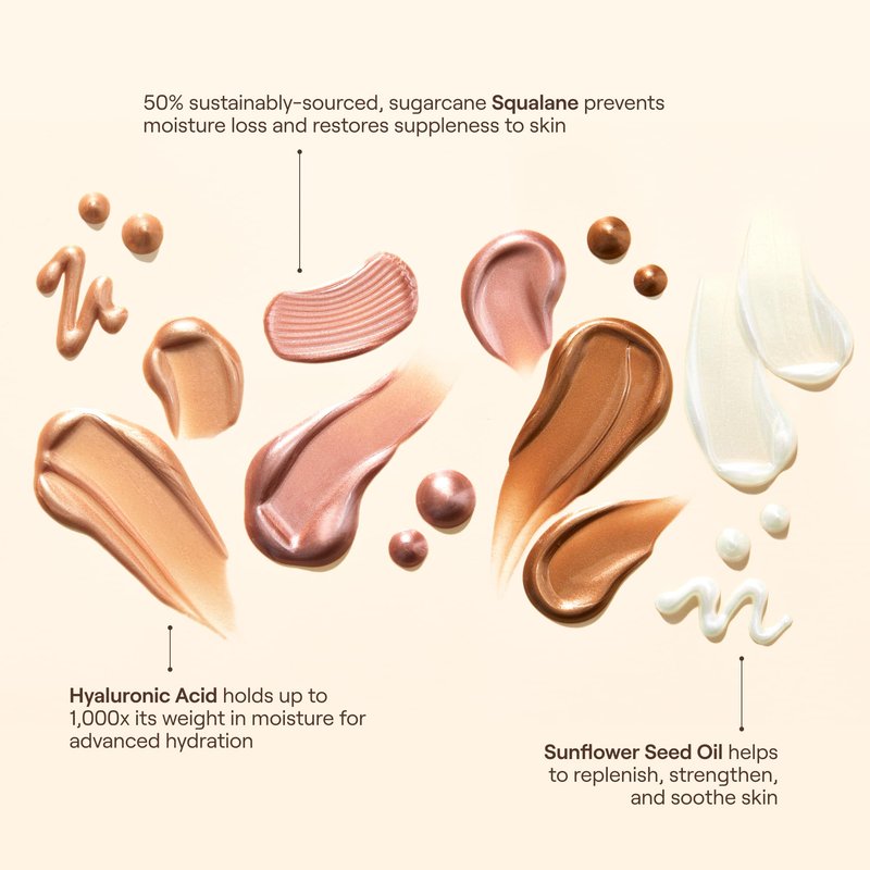 Live Tinted Hueglow Liquid Highlighter Drops - Lightweight Serum-Infused Highlighter, Non-Greasy Formula for Natural Radiance and Advanced Hydration, Golden Hour, 0.46fl oz/ 13.5mL