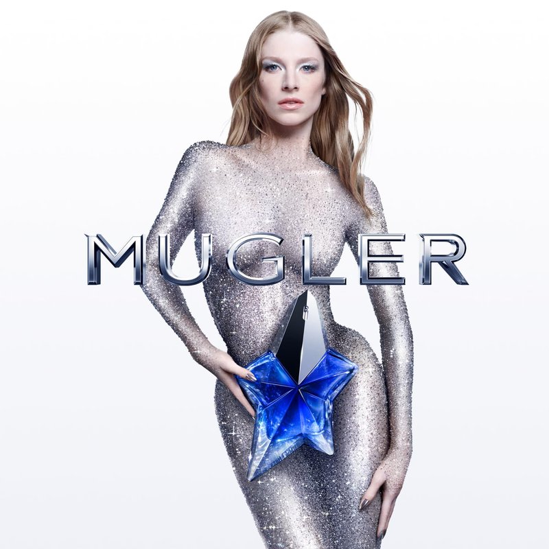 Mugler - Angel Stellar - Eau de Parfum - Womens Perfume - Ambery Gourmand - With Pistachio, Vanilla & Woody Accord - 0.3 Fl Oz