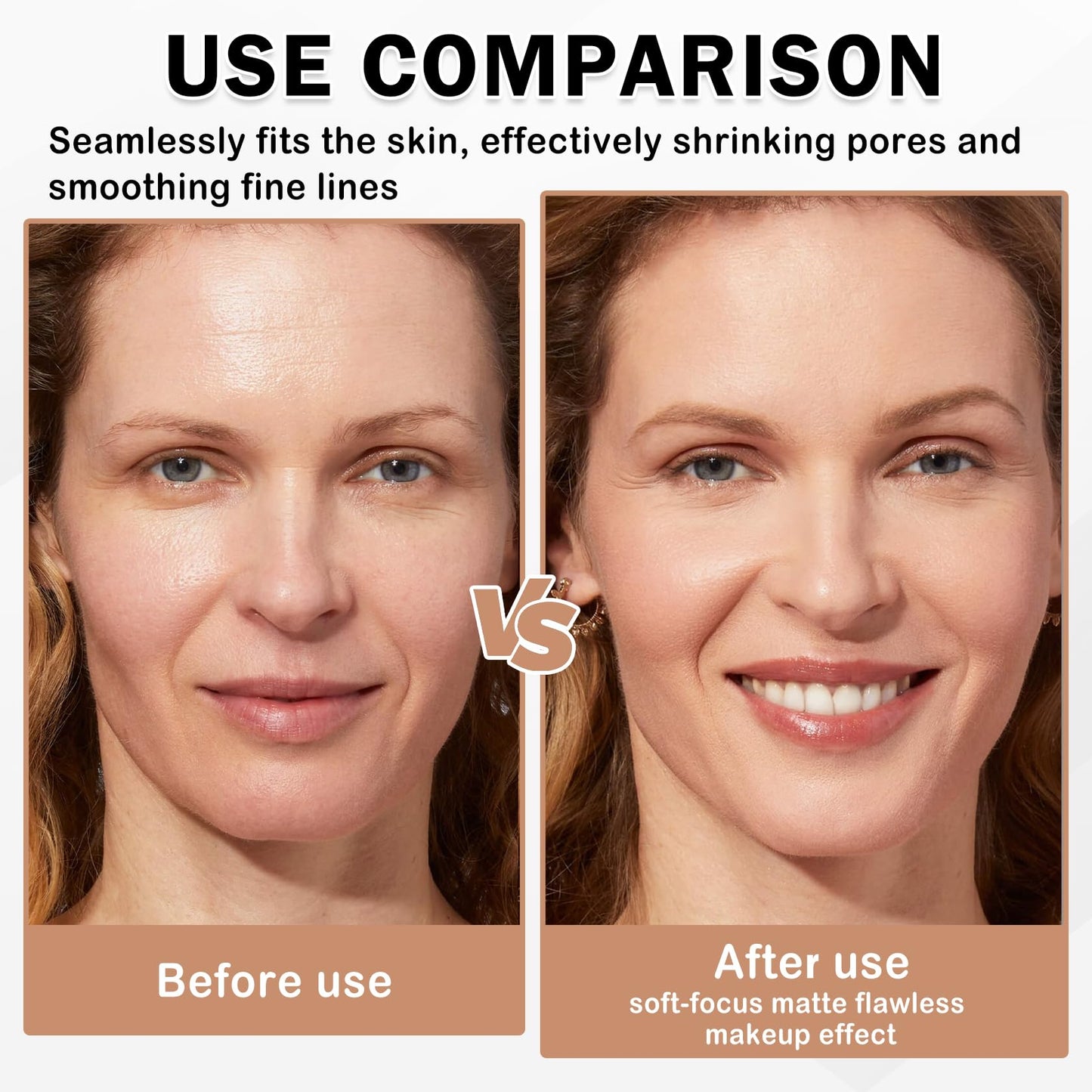 IONSGAKO Mineral Powder Foundation, Loose Setting Powder Mineral Foundation Makeup, Lightweight Buildable Coverage for Face Natural Base Makeup 0.35 oz(01 Fair Light)