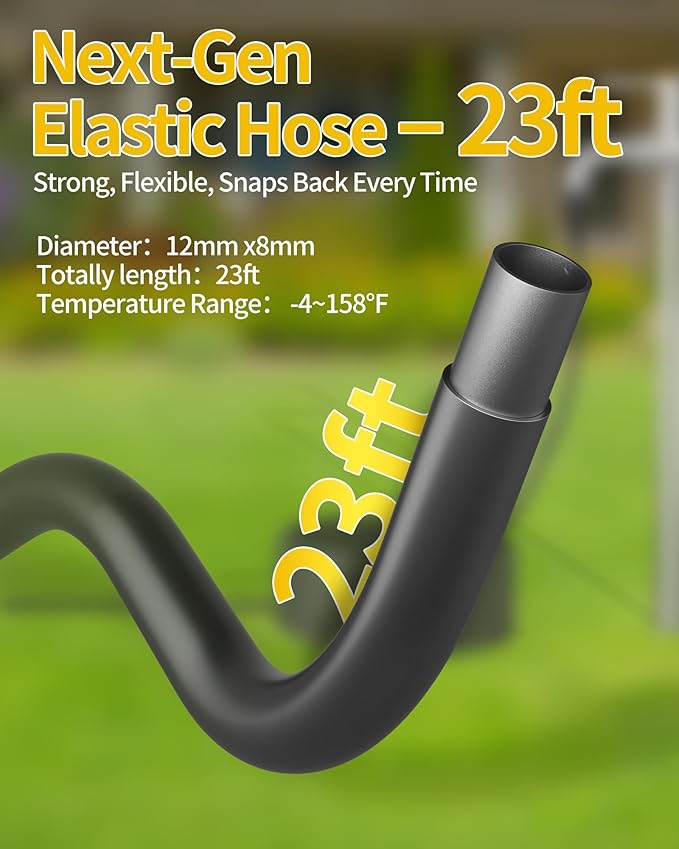 Cordless Portable Washer, 1100 PSI Battery Operated Washer with All-Copper Motor, Battery, 23FT Elastic Hose, Storage Bag; Handheld Lightweight Car Washer for Home, Garden