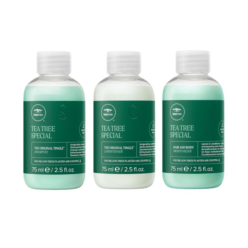 Tea Tree Special Shampoo, Conditioner and Hair and Body Moisturizer, For All Hair Types, 2.5 fl oz, Set