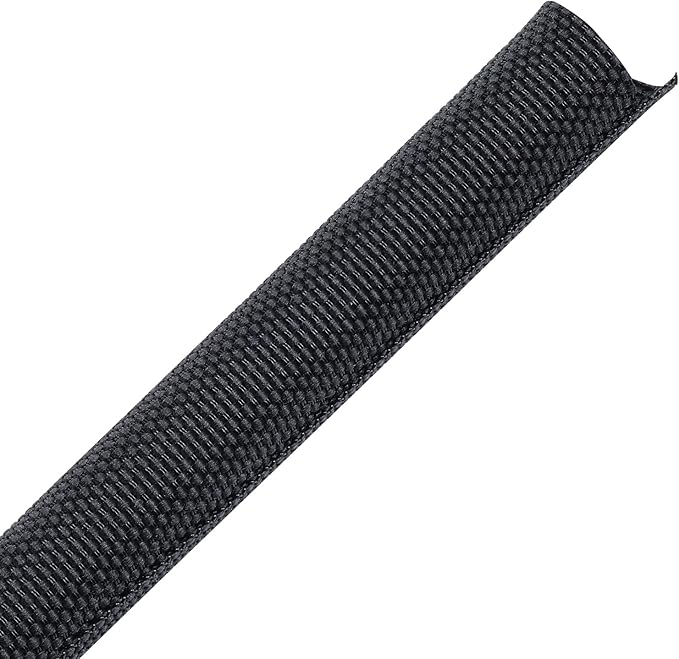 Automotive Wire Sheathing Split Wire Loom Braided Mesh Woven Cable Sleeve for Wires/Cable Cord Protector (3/8" - 54 Feet)