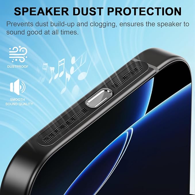 GOWEEWON USB C Dust Plug, 10 PACK USB C Port Cover, Phone Speaker Dust Cover and Type C Charging Port Plug Protector Cover for iPhone 15/ iPhone 16/16 Pro/16 Pro Max, iPhone 17