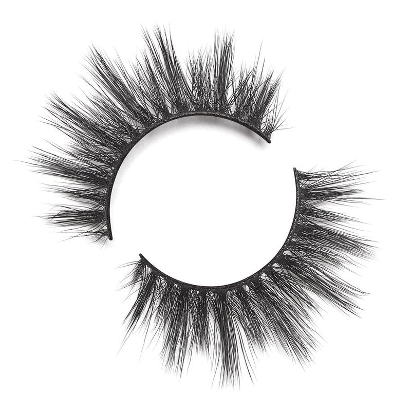 Lilly Lashes 3D Mykonos Faux Mink Strip Eyelashes, False Eyelashes Dramatic Look, Reusable False Lashes, Fake Lashes Pack, Lash Strips with Luxury Silk Like Fibers, No Lash Glue Included