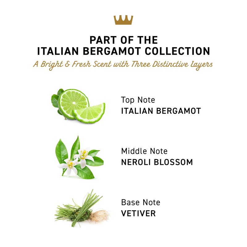 Cremo Italian Bergamot Antiperspirant & Deodorant for Men, 48-hour Sweat and Odor Protection, 2.65oz