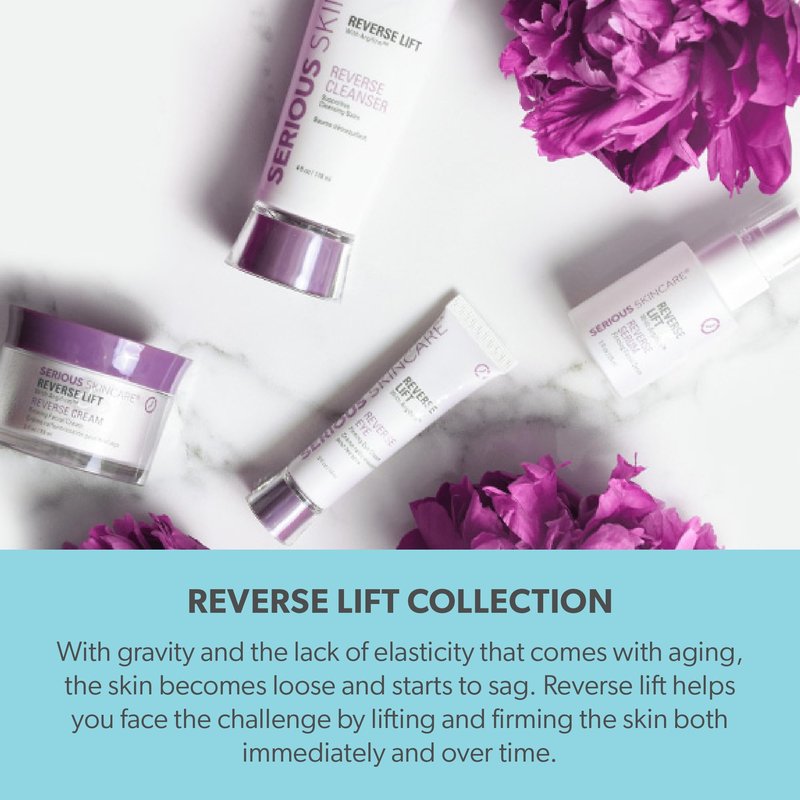 Collagen Based Conductive Activator Gel for Use with Face Microcurrent Toning, Body Contouring, RF Facial Machine - Hydrating Non-Sticky Formula - Easy Glide - Serious Skincare Reverse Lift 4 oz