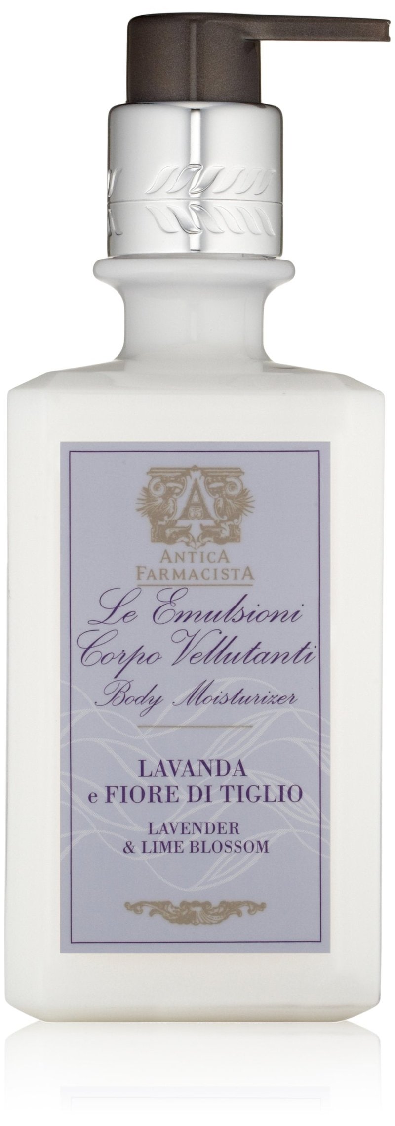 Antica Farmacista Body Moisturizer - Scented Moisturizing Lotion with Aloe Vera, Green Tea & Sweet Almond Oil - Luxury Gift for Any Occasion - Lavender & Lime Blossom, 10 fl oz