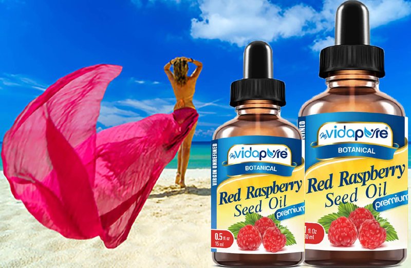 MYVIDAPURE RED RASPBERRY SEED OIL Rubus idaeus WILD GROWTH RAW 100% Pure VIRGIN UNREFINED Undiluted for Skin, Face, Hair, Lip and Nail Care. (1 Fl Oz)