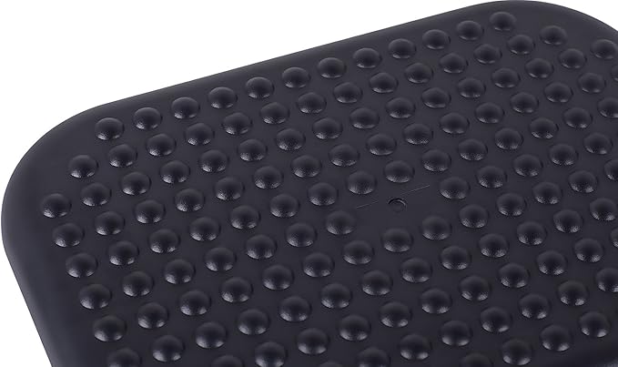 Mount-It! Under Desk Footrest, 18 x 13 in Adjustable Foot Rest for Under Desk at Work with 3 Tilt Settings Up to 30°, Non Slip Ergonomic Foot Stool with Textured Massage Surface for Home or Office