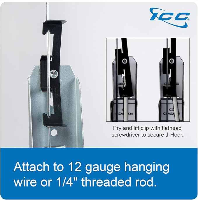 ICC J-Hook in 25 Pack (Batwing, 3/4 in)