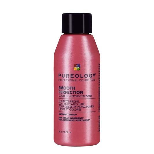 Pureology Smooth Perfection Conditioner - For Frizzy and Color Treated Hair, Detangles & Controls Frizz, Sulfate-Free & Vegan, 9 Fl Oz
