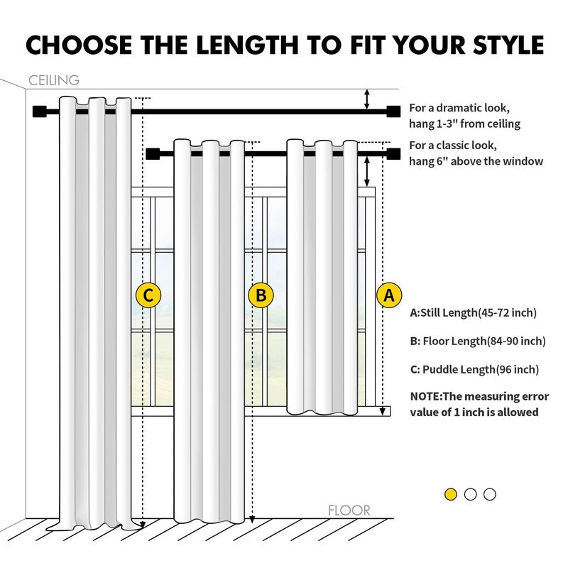 MIULEE Orange Blackout Curtains for Bedroom Living Room 96 Inches Long 2 Panels, Thermal Insulated Room Darkening Fall Drapes Solid Grommet Noise Reduction Light Blocking Window Treatments 40x96 Inch
