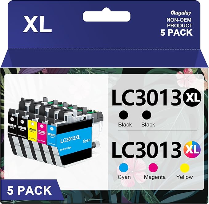 Ink Cartridges BK/C/M/Y 4-Pack Compatible for Brother Ink Cartridges Compatible for MFC-J497DW MFC-J491DW MFC-J895DW MFC-J690DW