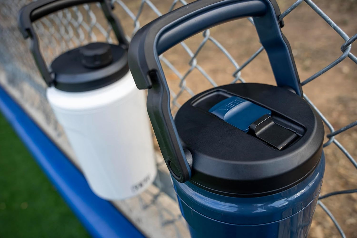 YETI Silo Half Gallon Insulated Water Jug - Leakproof Sports Bottle with Straw Cap & Fence Hook - Ice-Cold Drinks, Royal Blue