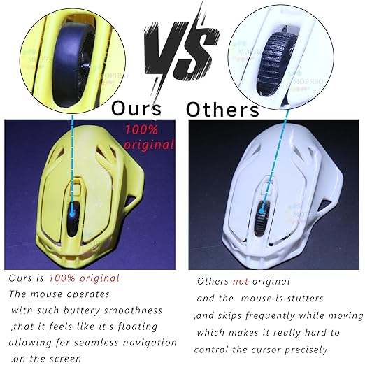 Wefuit for Bambu Lab Original Makerworld MH002 3D Printed Wireless Mouse Model Components DIY Creative Models-Compatible with Bambulab P1P/P1S,A1/A1 Mini,X1/X1C/X1E