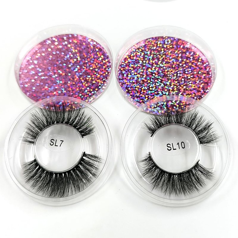 Ellazzle Eyelashes Wholesale Natural Look False Lashes 3D Fluffy Eyelashes Bulk 10 Styles(50 pairs)