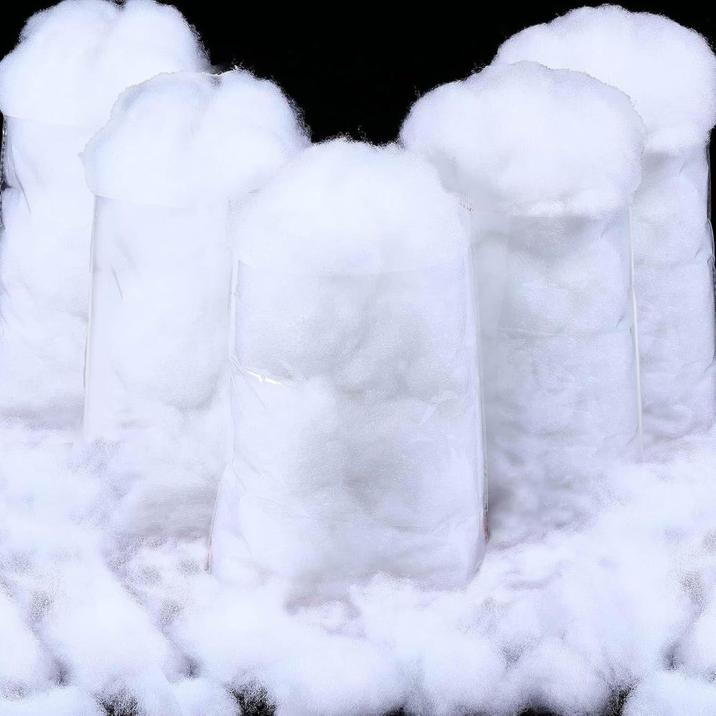 Shappy Christmas Fake Snow | 165.79 Ounce Fluffy White Cloud Fiber for Indoor Decor