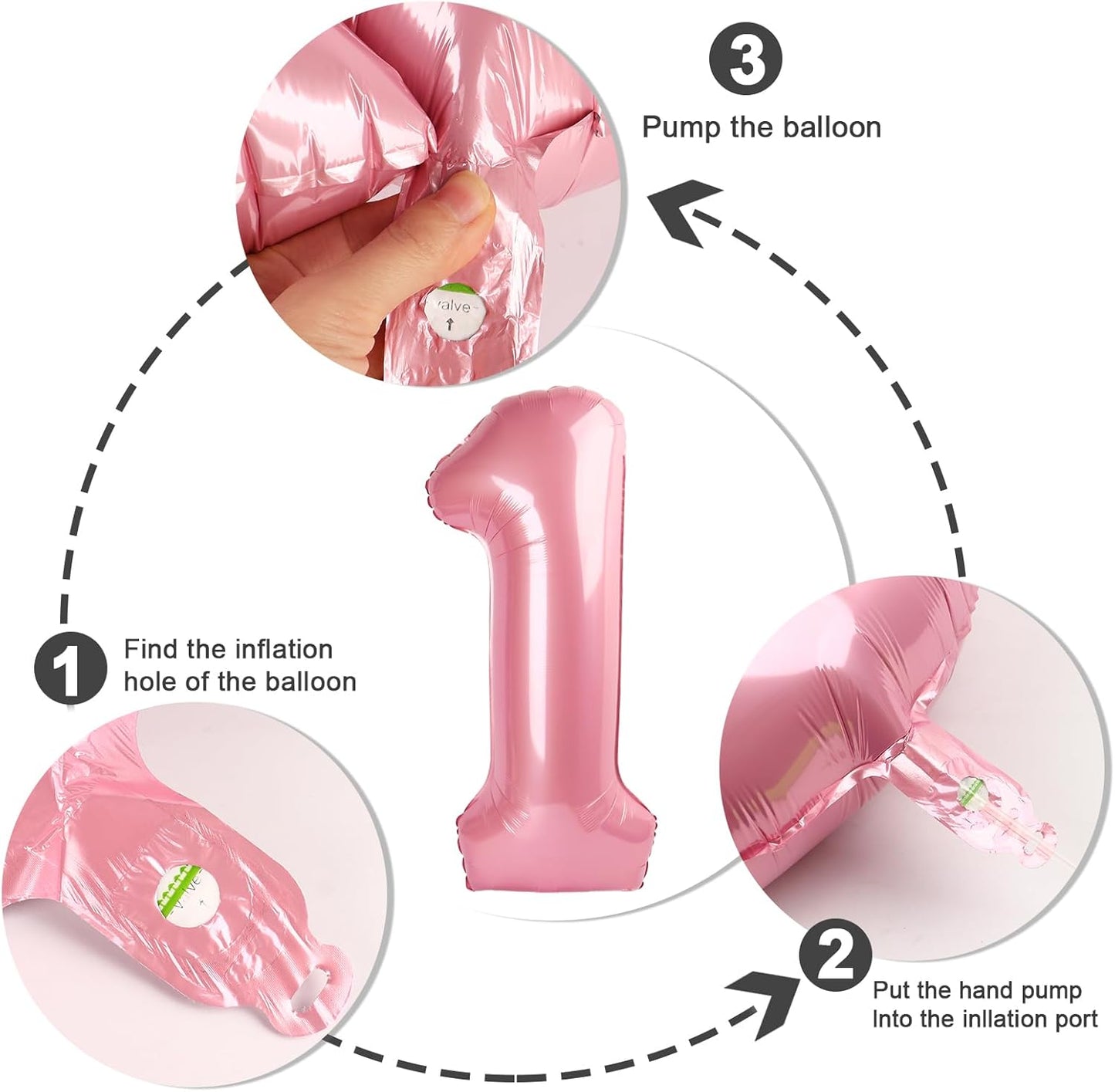 Skiennix Pastel Pink Number Balloon - 40 Inch Large Foil for 16th Birthday & Wedding Decor
