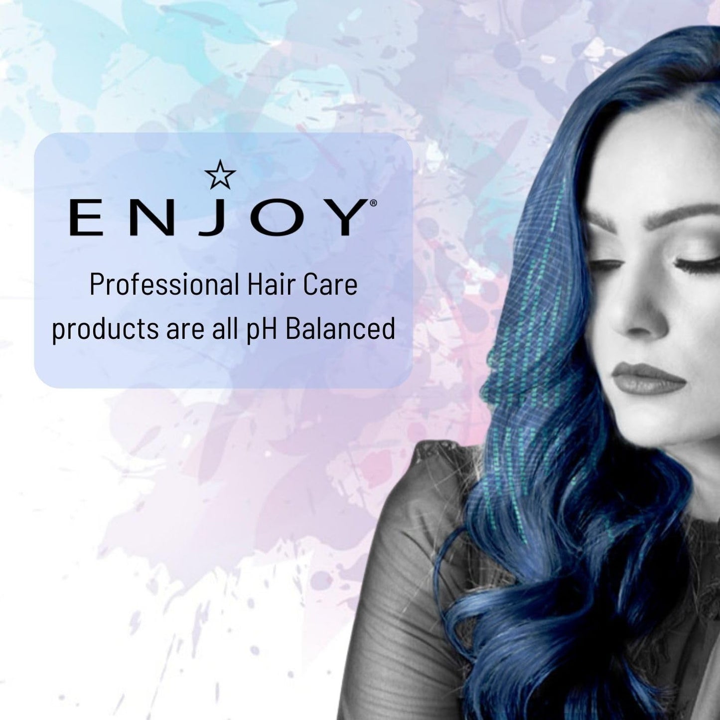 Enjoy Fiber Styling Gel, Firm Flexible Hold, Matte Finish, Easy Rinse, Castor Oil infused, Color-Safe, For Men & Women, 2.1 Oz