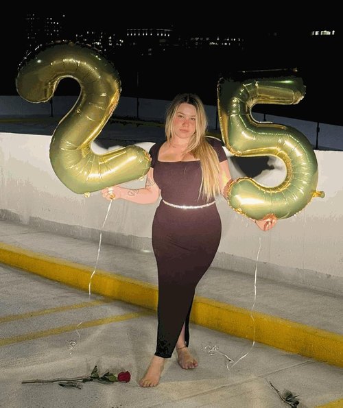 Light Gold Number 8 Balloon - 40 Inch Giant Foil Balloon for 8th Birthday Party Decorations